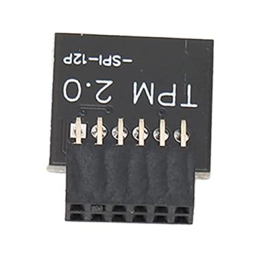 Imagem de KIMISS Módulo de Segurança de Criptografia TPM2.0 para Placas-mãe - Módulo de Segurança SPI de 12 Pinos para Atualização do 11