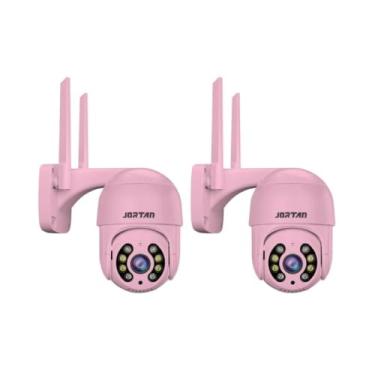 Imagem de ANJ.GG Câmera de Segurança Interna/Externa, Estilo Domo, 1080p HD, Detecção de Movimento, Monitoramento Casa/Bebê/Pet, A8, Wi-Fi/Com Fio, Visão Noturna, AC/DC, Wi-Fi, Controle por App