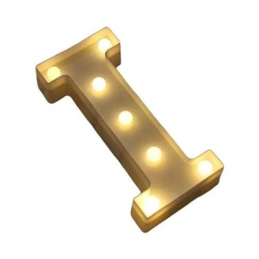 Imagem de Luz Noturna LED Luminosa Em Forma De Letra 16/22CM DIY Alfabeto Número