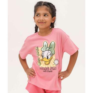 Imagem de Camiseta Infantil Estampa Margarida Disney Tam 4 a 10-45052, 6, Rosa