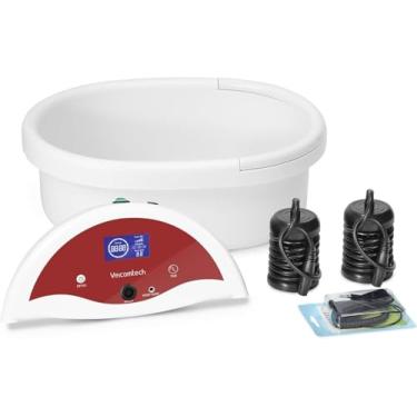 Imagem de [Atualização 2023] Máquina de desintoxicação iônica para pés, máquina de desintoxicação para pés, kit de spa iônico para pés com 10 comprimidos de gengibre, 2 matrizes, 25 forros de banheira para uso doméstico ou salão