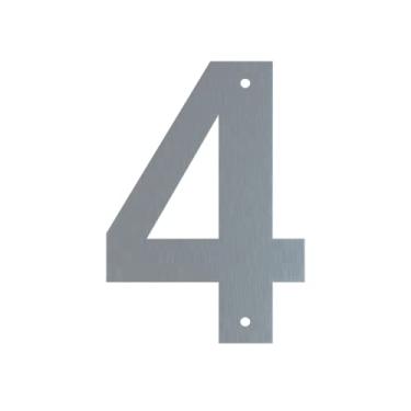 Imagem de Número Residencial de Inox 4-1 Peça