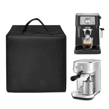 Imagem de Capa protetora contra poeira para máquina de café expresso Plus BES500BSS de aço inoxidável para máquina de café expresso manual De'Longhi Stilosa EC260BK capa protetora resistente à prova d'água