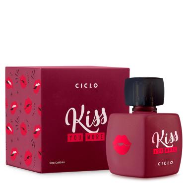 Imagem de Perfume Feminino Kiss You More Deo Colônia 100ml "Caixa" QHS - Ciclo
