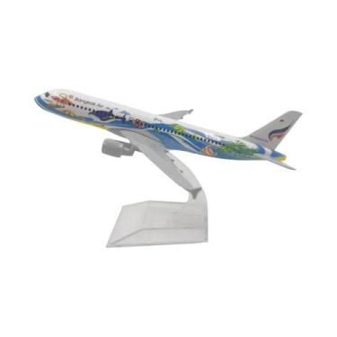 Imagem de Modelo De Aeronave Em Metal Fundido Columbia Airbus A320 Escala 1/400 