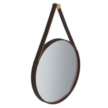 Imagem de Espelho Decorativo para Sala de Estar Aqua 60cm Preto - Imcal