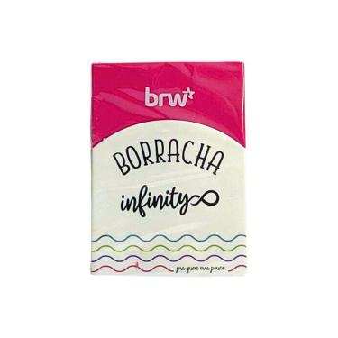 Imagem de Borracha Grande Colorida Infinity Brw Rosa