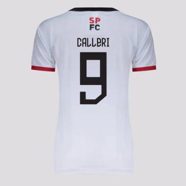 Imagem de Camisa São Paulo Tela 9 Calleri Feminina Branca - Braziline, G