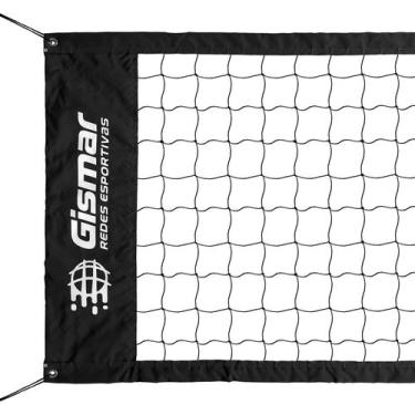 Imagem de Rede De Vôlei De Praia Oficial Pro Preta - Gismar Redes