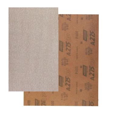 Imagem de Folha De Lixa Massa Seco Grão 400 Norton A275 Ouro