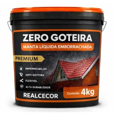 Imagem de Manta Liquida Emborrachada Premium 4KG Protege Lajes De Infiltração Go