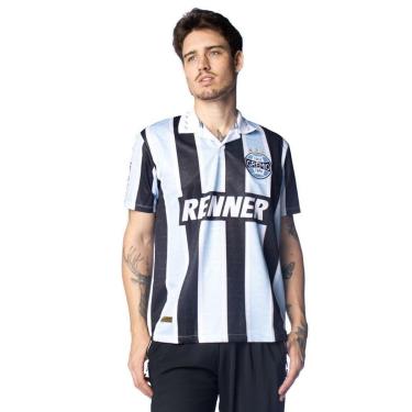 Imagem de Camiseta Masculina Betel Grêmio Retrô Renner 1995 Azul/Preto-Masculino