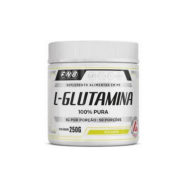 Imagem de L-Glutamina 100% Pura em pó Sem Sabor 250g FNB Sports Nutrition-Unissex