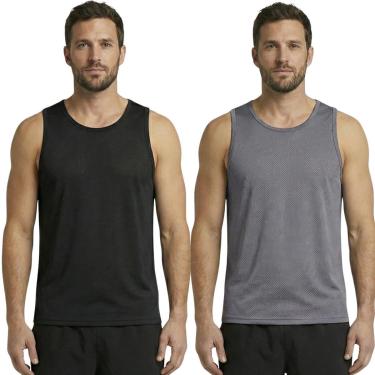 Imagem de KIT 2 Blusa Regata Maculina Dry Serra e Mar Fresca Regata Esportiva Masculina Camiseta Respirável-Masculino