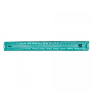 Imagem de Régua Tilibra Academia Flexível 30cm Azul Aqua