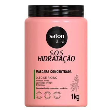 Imagem de Máscara S.O.S Hidratação Óleo de Rícino Salon Line 1kg - Congratulatio