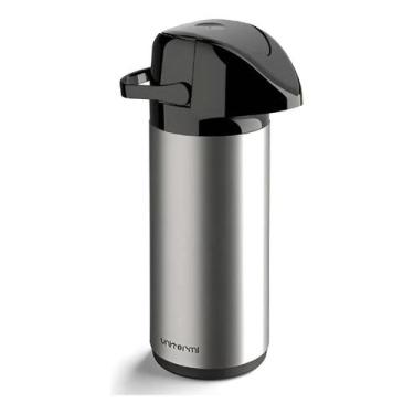 Imagem de Garrafa Térmica De Inox 1 Litro Café Quente Água Gelada In - Congratul