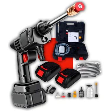 Imagem de Lava Jato Portátil 48V Sem Fio Recarregável 2 Baterias Bivolt Lavadora