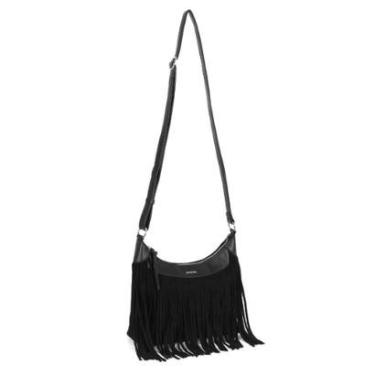 Imagem de Bolsa Feminina Transversal Camurça Fringe By Up4you-Feminino