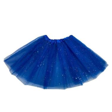Imagem de Saia De Tule Colorido Com Glitter Para Fantasias E Cosplay - DreamInBo