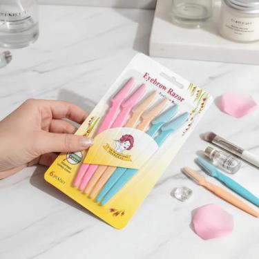 Imagem de Kit Navalha para Sobrancelha 3/6/9 Unidades Lâmina Depilação Facial Ro