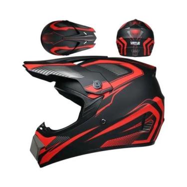 Imagem de Capacete De Moto Off-road Para Crianças, Capacete De Segurança Para Mo