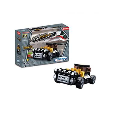 Imagem de Blocos de Montar Corrida Maluca Gold Power 51 peças Xalingo