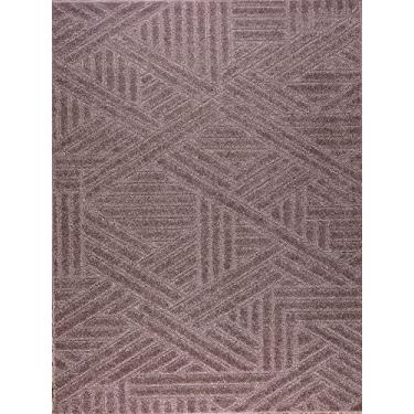 Imagem de Tapete para Sala Realce Trama 35 Taupe 1,50x2,00m - J Serrano