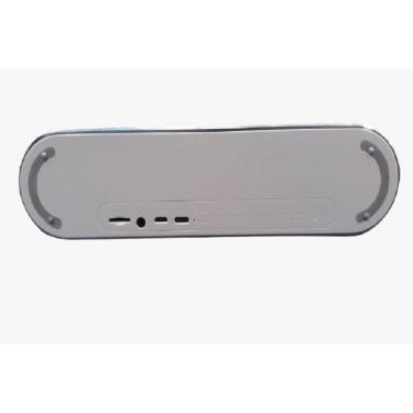 Imagem de Caixa De Som Bluetooth Branco/Prata Maketech Bts15