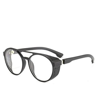 Imagem de Sunglasses Women/Men Vintage Round Sun Glasses Quality Designer Sunglass lentes de sol hombre/mujer UV400,2,Black,Transparent,china