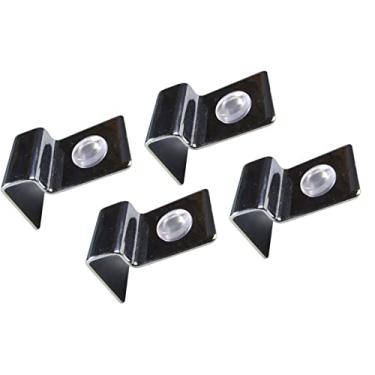 Imagem de Baoblaze 4 peças de tanque de peixes clipe de vidro para tampa de vidro para tanque de peixes de aquário, suportes de tampa universais, 5 mm