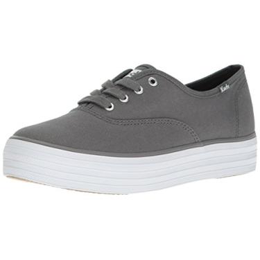Imagem de Keds Tênis feminino da moda Triple Kick, Grafite, 7.5