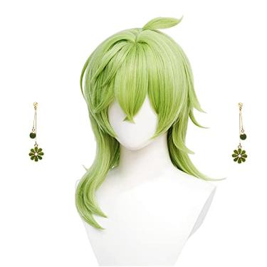 Imagem de Adereços e brincos de cosplay de peruca Genshin Impact Collei