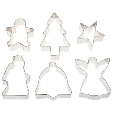 Imagem de Ateco Cortadores de biscoito de Natal de aço inoxidável