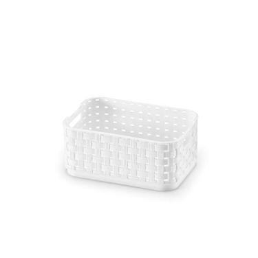 Imagem de Arthi Rattan Caixa Organizadora, Branco, 520 ml