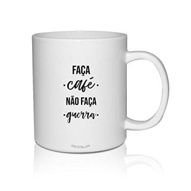 Imagem de Kit 2 Canecas Brancas Personalizadas para Home Office Guerra e Café