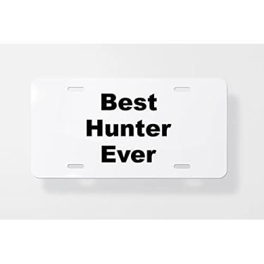 Imagem de Hunter – Capa para placa de carro – Capa para placa de carro – 15 x 30 cm