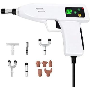 Imagem de Ferramenta Elétrica De Ajuste De Quiropraxia 400N Therapy Spine Activator Massager Machine Display LED Quiropraxia Correction Gun Com 4 Cabeças De Massagem E Mala,Hilarious123