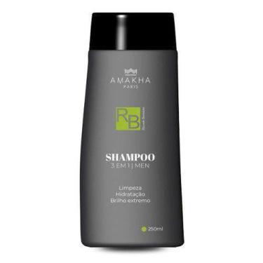 Imagem de Shampoo 3X1 Men 250 Ml Amakha Paris - O Melhor Preço