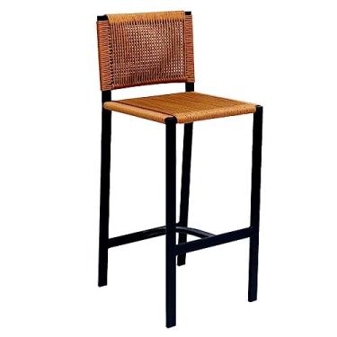 Imagem de Banqueta Alta Luxo para Bancada Balcão de Cozinha Moderna