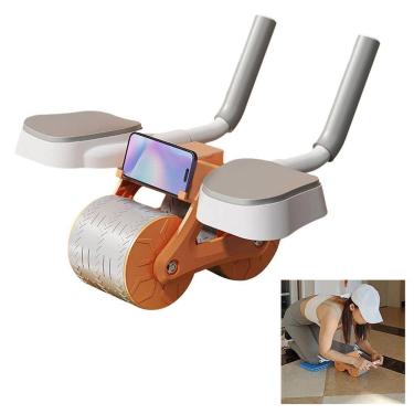 Imagem de Rolo Abdominal Academia Exercicio Musculaçao Prancha Apoio Cotovelo Ombros Pernas Braços Costas