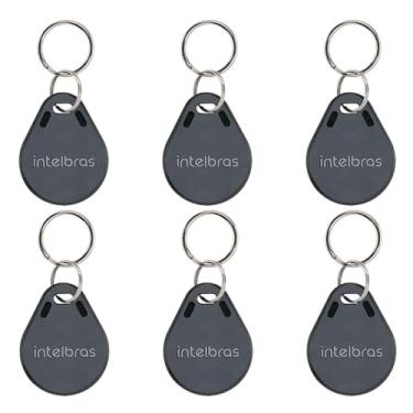 Imagem de kit 06 Chaveiro de acesso por proximidade RFID TH 1000 Tag 125 kHz Intelbras