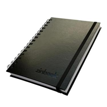 Imagem de Sketchbook Caderno De Desenho A5 Capa Dura Folha Branca Sem Pauta 150g Wire-o zinbook