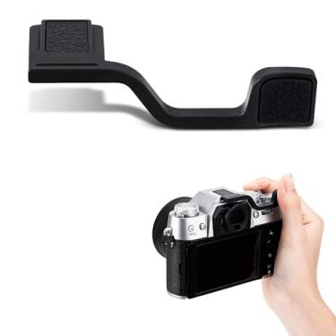 Imagem de X-T50 Pega de polegar para cima apenas para câmera Fujifilm Fuji X-T50 XT50, alça de polegar de metal de liga de alumínio com protetor de sapata quente suporte de apoio de polegar, não afeta o uso de