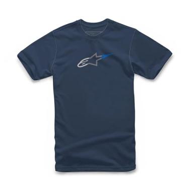 Imagem de Alpinestars 1213-72530-70-M: Camiseta de ancinho sem idade azul-marinho Md