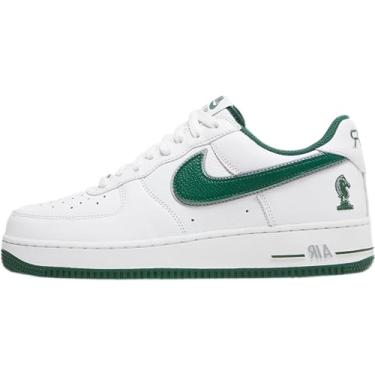 Imagem de Nike Tênis de basquete masculino Air Force 1 '07 An20, Branco/Floresta Profunda - Cinza lobo, 5