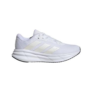 Imagem de adidas Tênis de corrida feminino Galaxy 7, Branco/Zero Metálico/Preto, 39