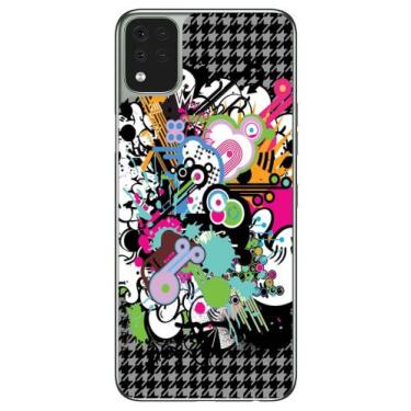Imagem de Capa Adesivo Skin022 Verso Para Lg K52 LMK420 - KawaSkin