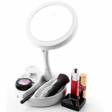 Imagem de Espelho Luz Led Maquiagem Articulado Portatil Flexivel - Mirror
