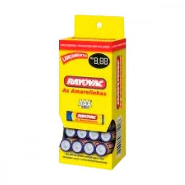 Imagem de Pilha Rayovac Amarela.Pal.Tubo C/40